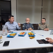 comandante do 25º BPM em reunião com comsepro e entidades do município 