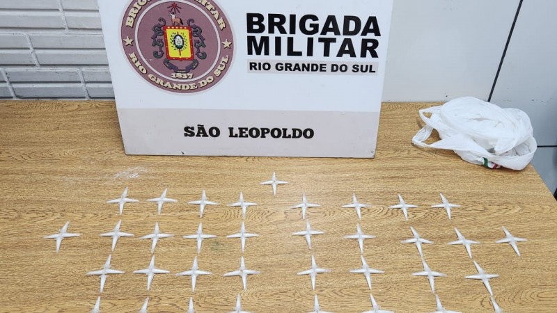 Brigada Militar prende homem por tráfico em São Leopoldo