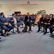 Reunião comandante do 25º BPM e MP