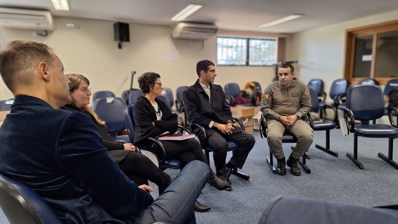 Reunião entre BM e MP São Leopoldo