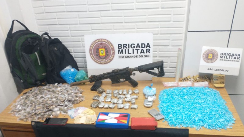 Drogas apreendidas pela Brigada Militar