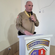 Coronel Vilson, comandante do 6º Comando Regional de Polícia Militar de Santa Catarina