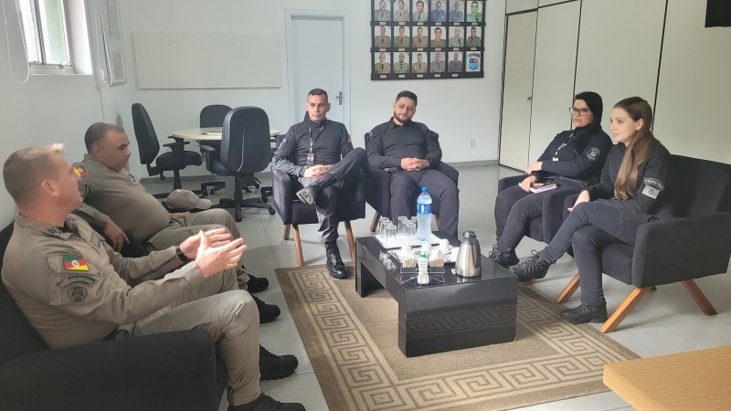 Reunião entre CRPO Litoral e 1ªDPR