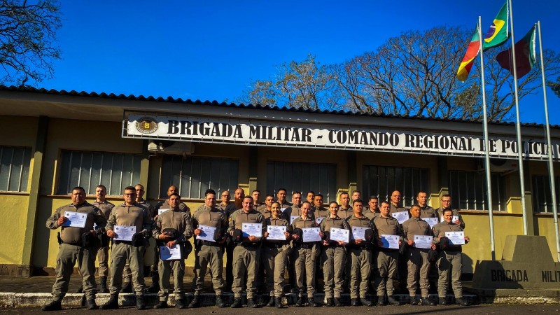 Ao todo, 29 policiais militares concluíram a Instrução de Habilitação para Atendimento Pré-Hospitalar em Combate.