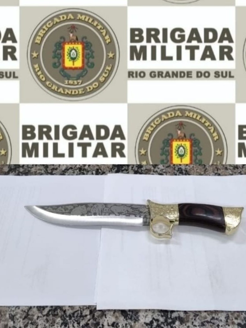 Apreensão de faca