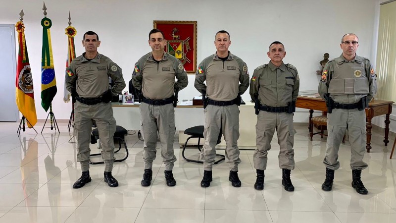 Policiais militares da reserva reforçam a segurança em Santa Maria