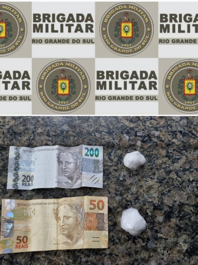 Apreensão de drogas e dinheiro