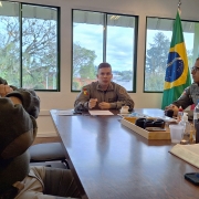 reunião com sd Miranda, destaque do mês de julho no 25º BPM