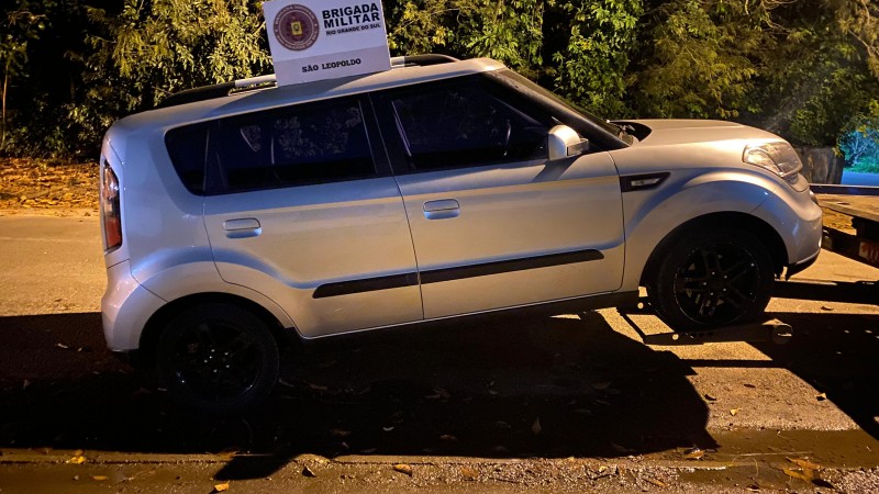 Veículo recuperado pela BM