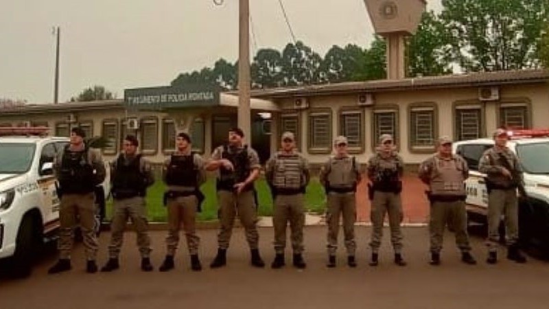 Guarnição de serviço na Operação Plano Tático Operacional