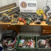 Apreensão de materiais sem procedência São Leopoldo