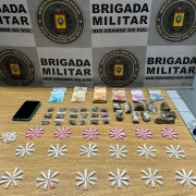 Drogas apreendidas pela BM em Operação