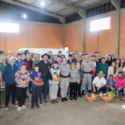 O encontro foi com moradores e produtores das localidades do interior do município de Gramado