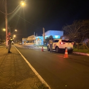 Ação policial noturna de fiscalização no trânsito