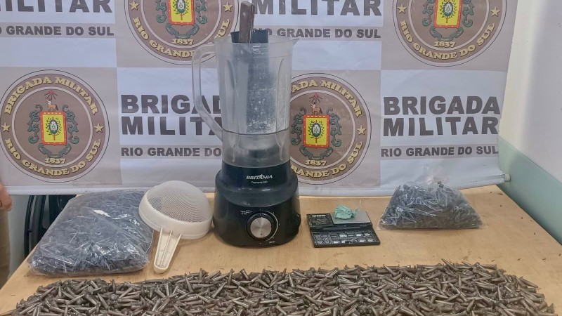 BM de Sapucaia do Sul realiza prisão por tráfico de entorpecentes