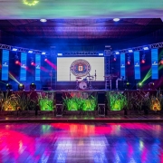 Salão Nobre do Clube Recreativo Dores - palco