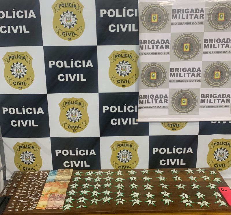 Ação conjunta entre BM e PC em Cidreira