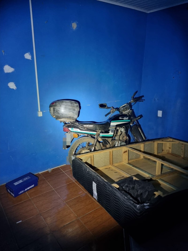 Recuperação de motocicleta em Santo Antônio da Patrulha