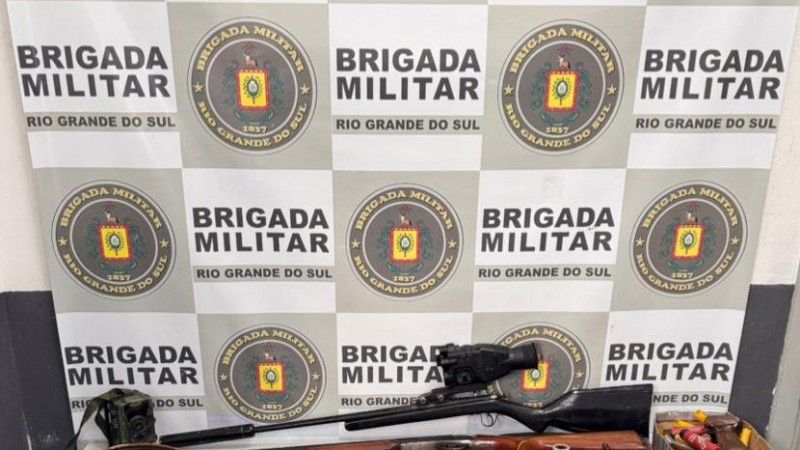 armas, drogas e pássaros silvestres em Caxias do Sul