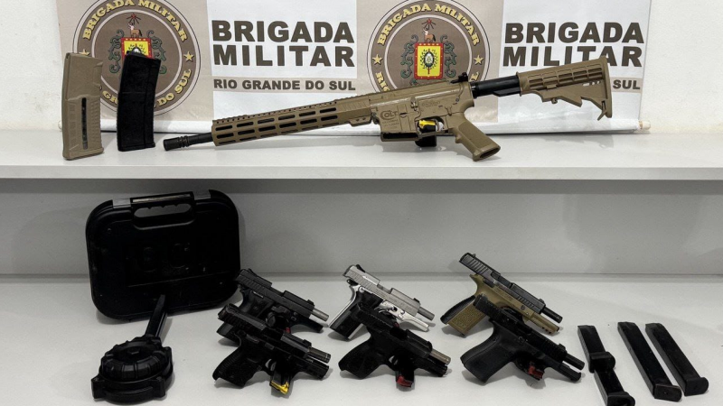Apreensão de armas em Erechim