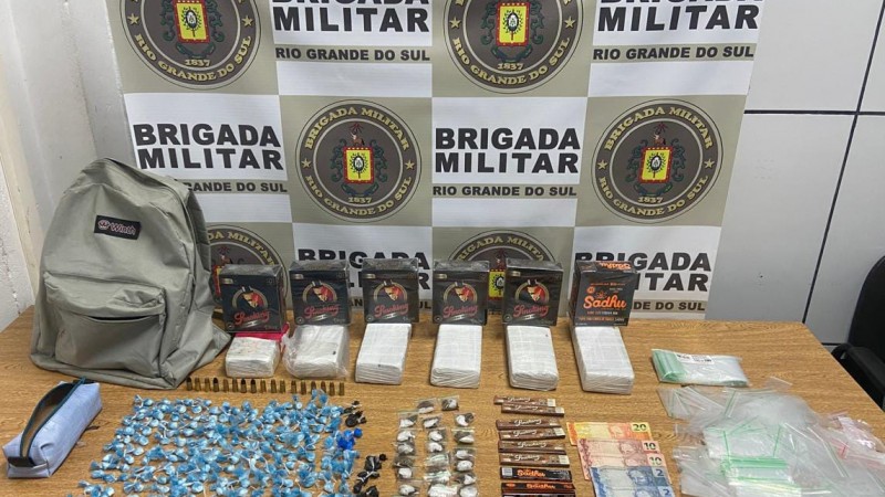 drogas apreendidas pela BM