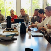 maj Giboski em apresentação da reunião a3