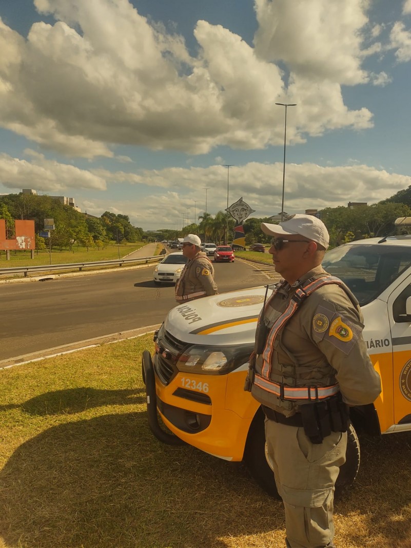 Brigada Militar realiza operação em decorrência do “Vestibular de Verão 2025 UFSM”, em Santa Maria