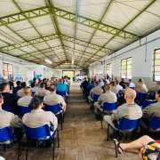 solenidade de inauguração de linha de tiro do 25bpm