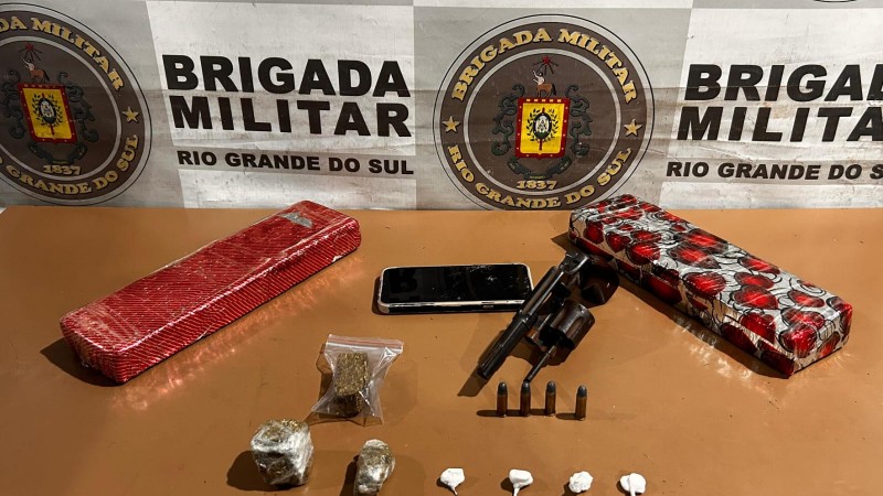 Prisão de arma e drogas