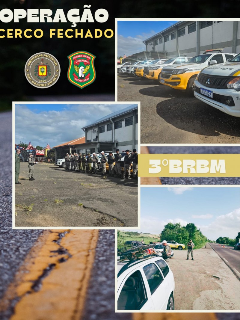 Operação Cerco Fechado é realizada em Santo Antônio da Patrulha