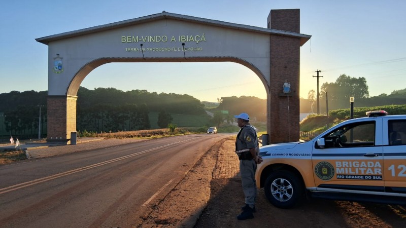 Brigada Militar realiza ações de policiamento na 73ª Romaria de Nossa Senhora Consoladora, em Ibiaçá