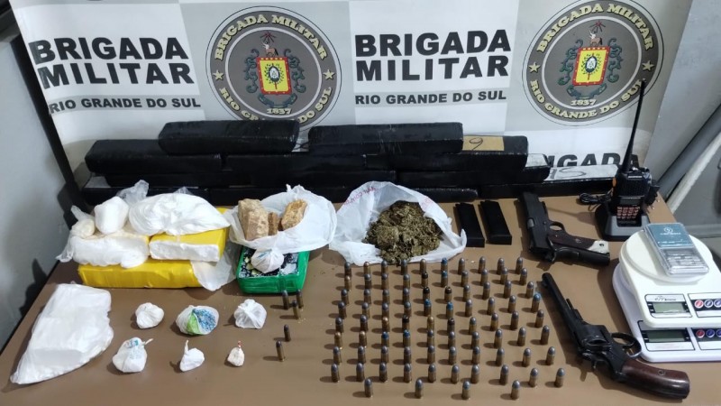 Apreensão de armas e deiga
