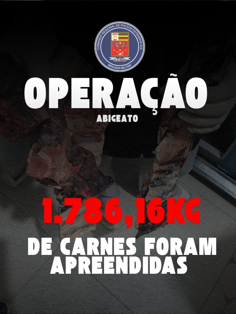 Operação de combate ao abigeato na região do CRPO Sul 