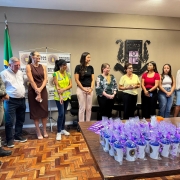 público inauguração patrulha maria da penha