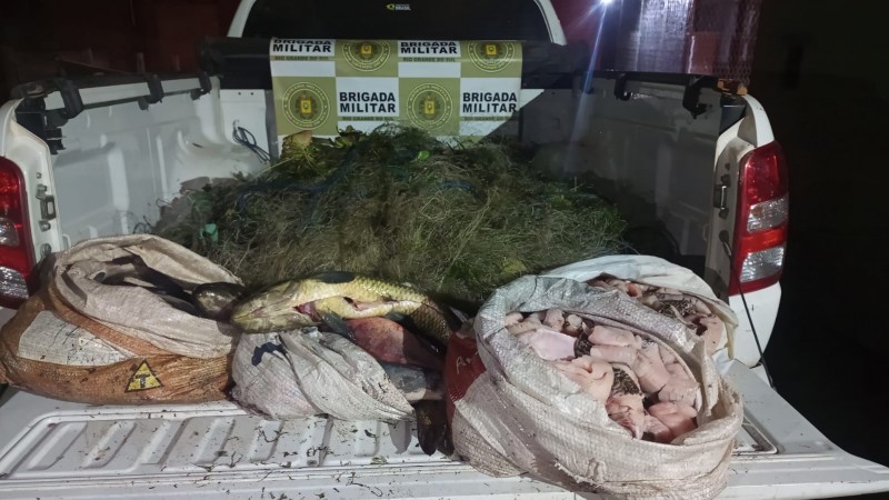 Apreensão de Petrechos Irregulares de Pesca em Cachoeira do Sul