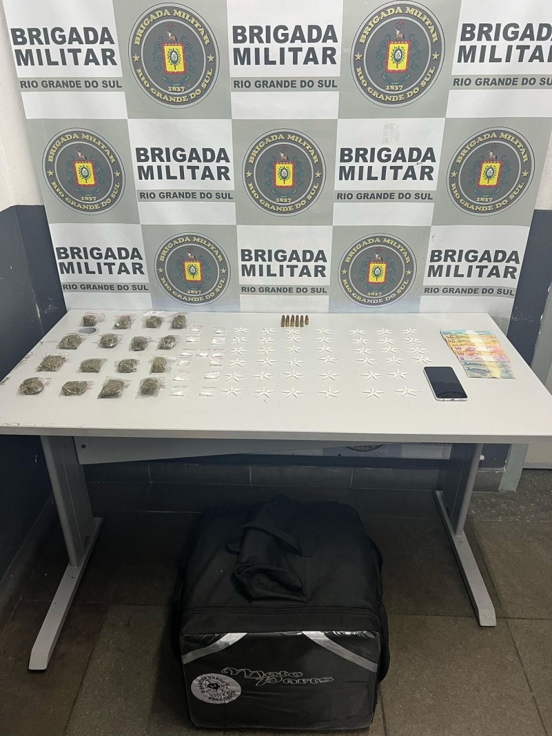 Apreensão de cocaína e maconha