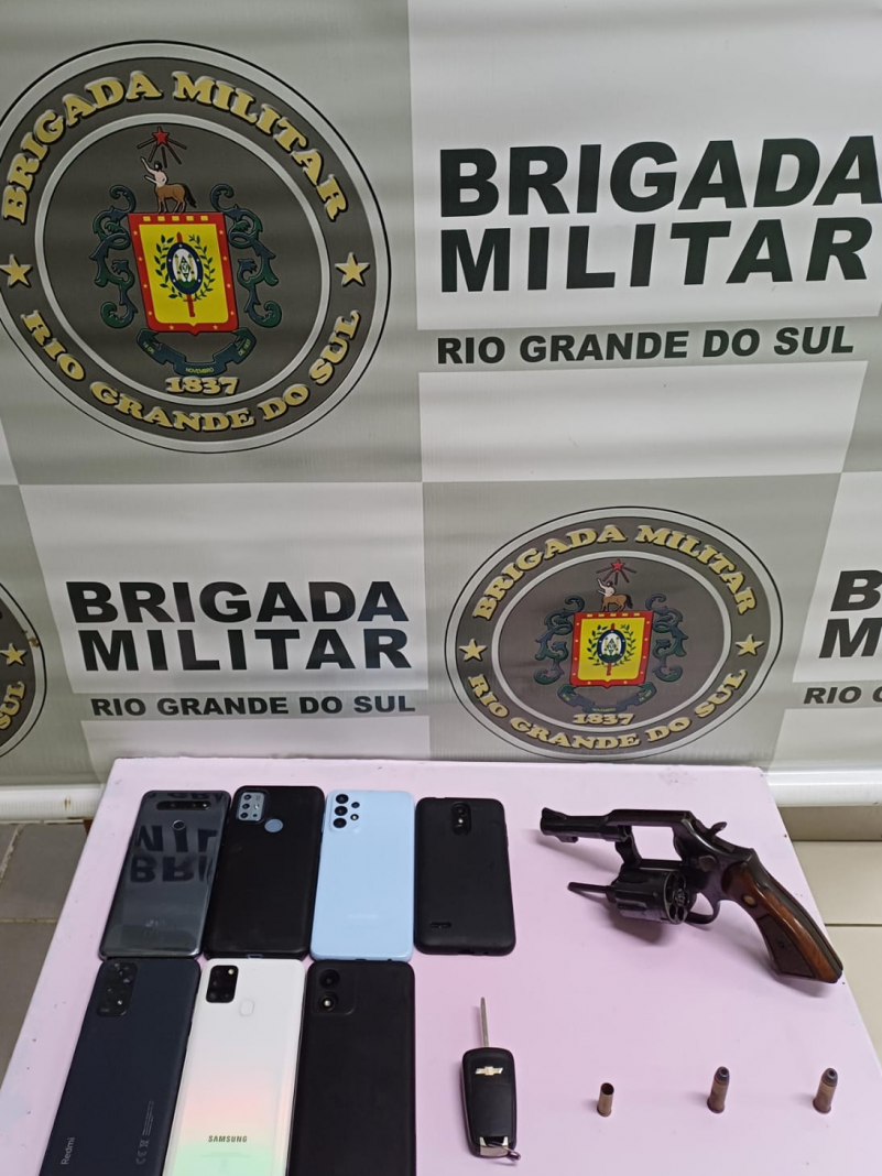 Materiais apreendidos
