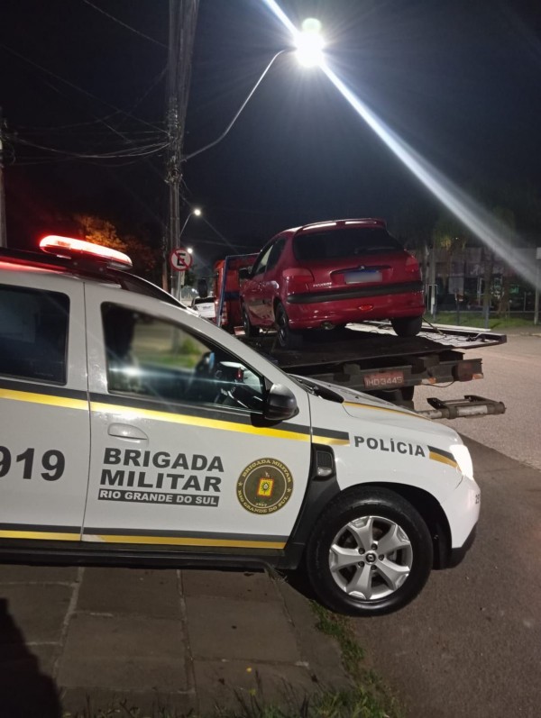 veículo apreendido