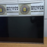 Televisor recuperado pela BM