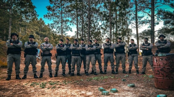 8° BPM realiza instrução de conduta de patrulha e retração sob fogo
