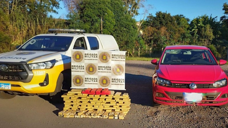 BM apreende grande quantidade de drogas em Passo Fundo