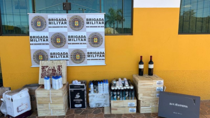 Brigada Militar apreende mercadorias de origem estrangeira em Santo Ângelo