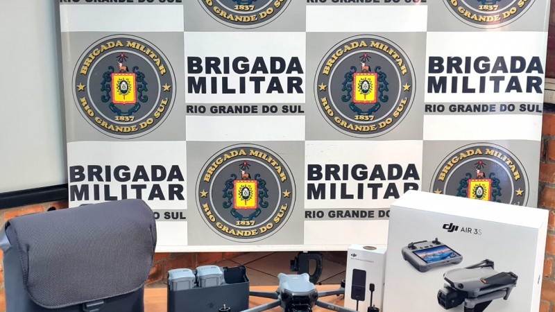 Na foto contém um drone