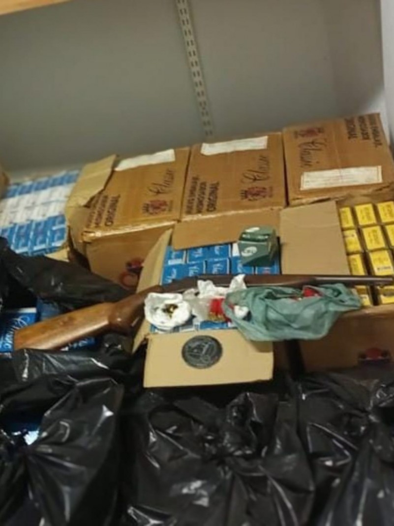 contrabando, posse irregular de arma de fogo, munições e crime contra a fauna