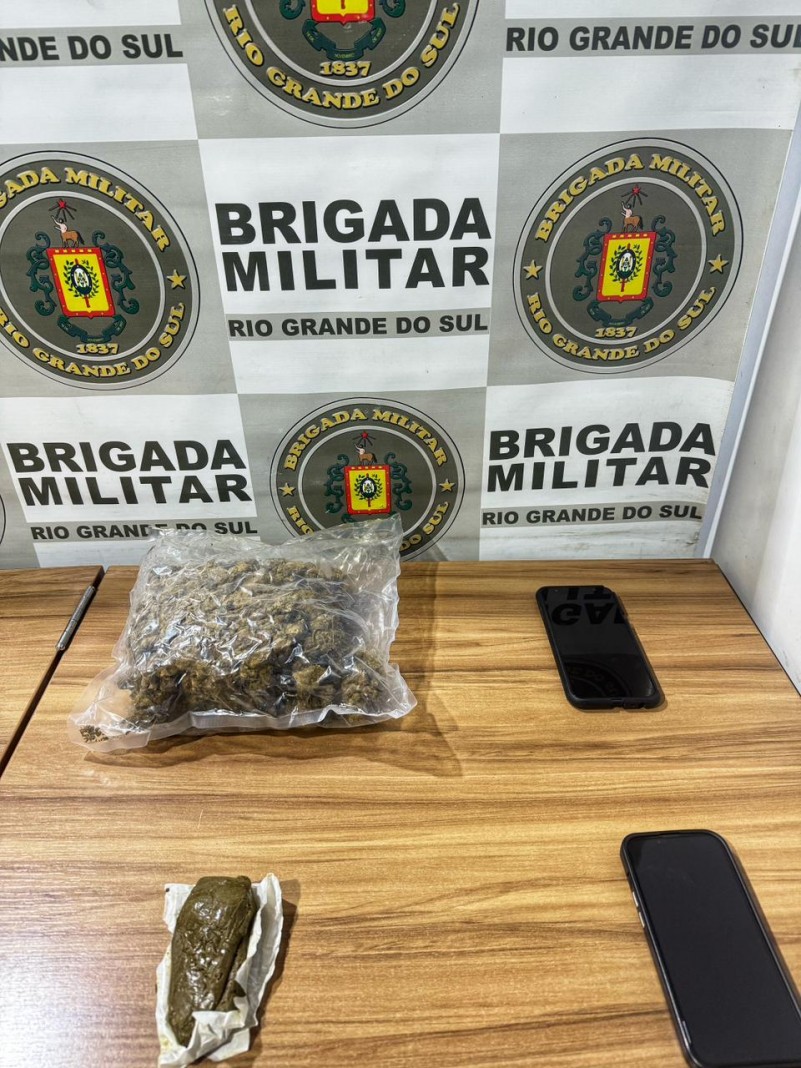 Brigada Militar prende homem por tráfico de drogas no centro de Venâncio Aires
