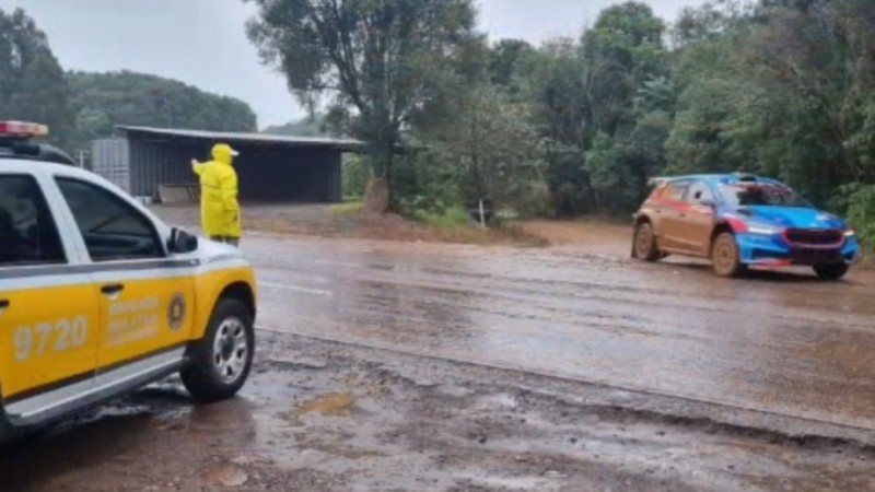 Brigada Militar realiza policiamento durante o ERB - Erechim Rally Brasil 2025