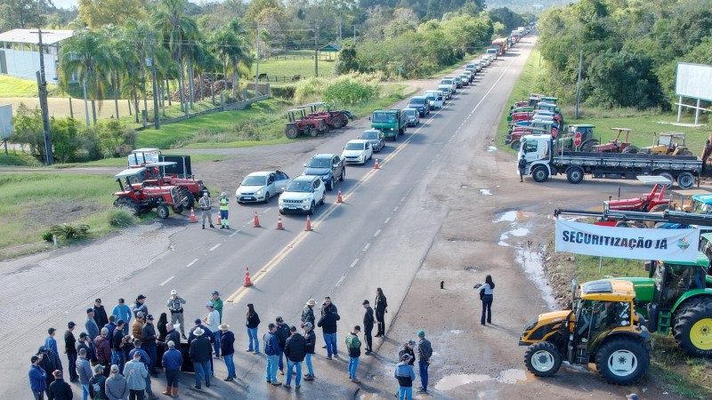 Brigada Militar atuou em 31 pontos de mobilização em rodovias