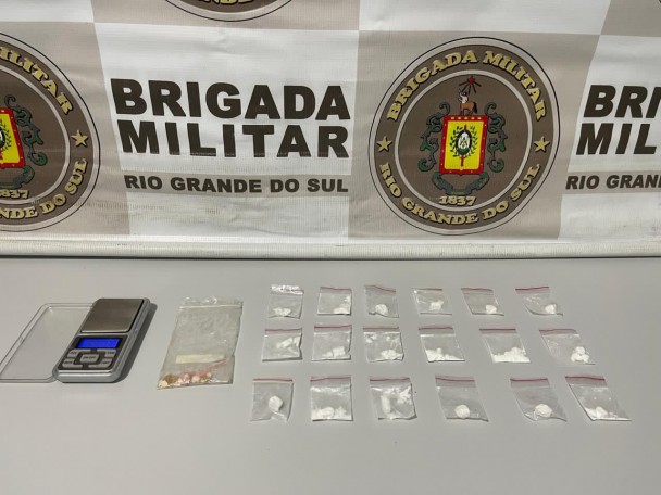 Drogas apreendidas em Atlântida Sul