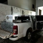 VEÍCULO CARREGADO COM CIGARROS