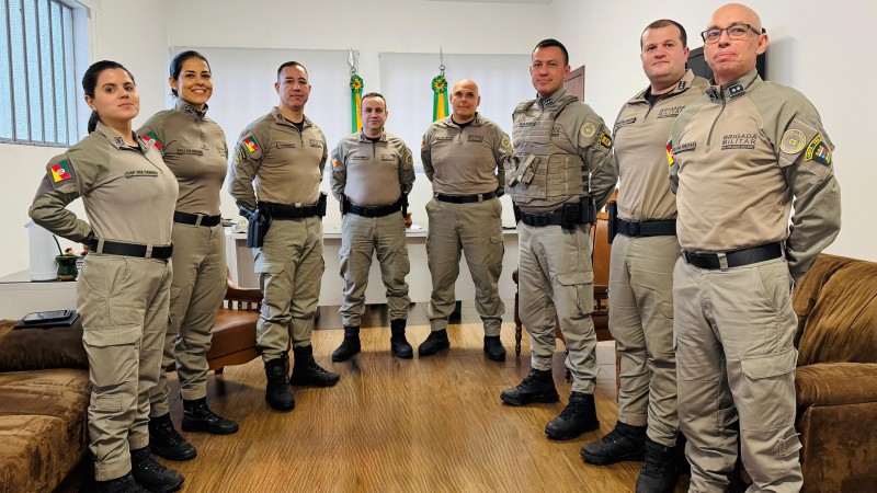 Oficiais do CRPO VRS sede e comandantes de Batalhões
